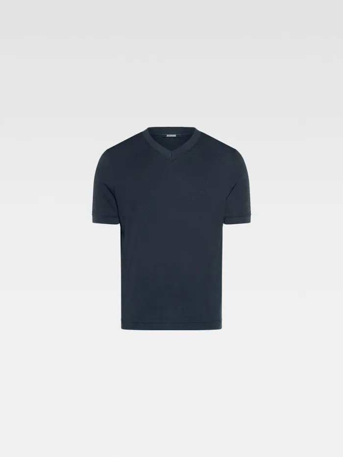 JACQUEMUS The Pesco Tshirt Dark Navy Men Tshirts JACQUEMUS The Pesco Tshirt Dark Navy Men Tshirts