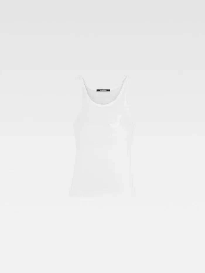 JACQUEMUS The Pesco Tank Top White Men Tshirts JACQUEMUS The Pesco Tank Top White Men Tshirts