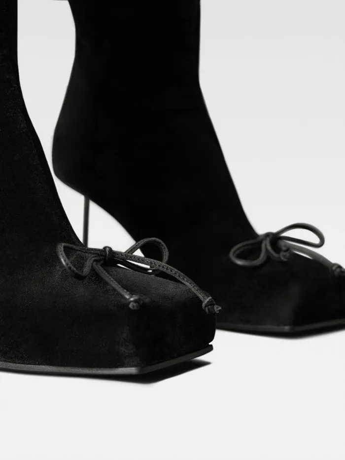 JACQUEMUS The Pilou Boots Black Women Shoes