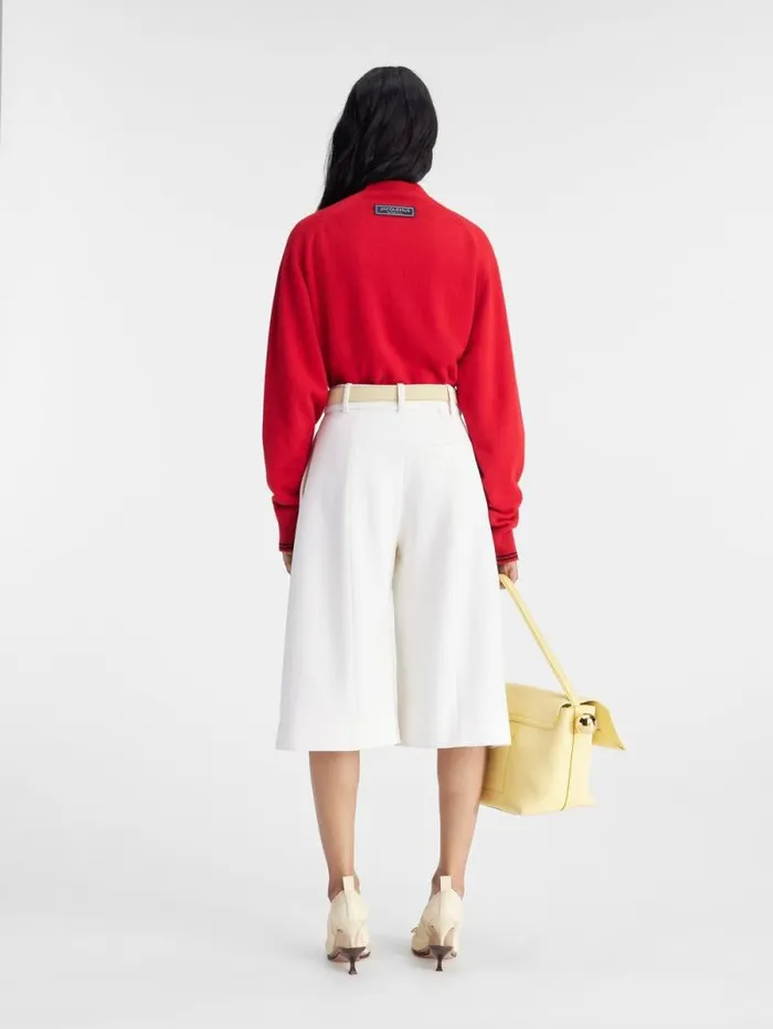JACQUEMUS The Pitatto Cardigan Red Women Knits JACQUEMUS The Pitatto Cardigan Red Women Knits