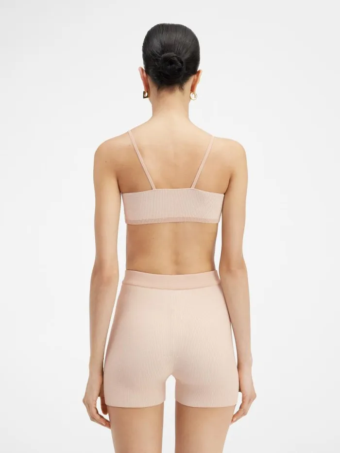 JACQUEMUS The Pral Bra Beige Women Tops and Shirts JACQUEMUS The Pral Bra Beige Women Tops and Shirts