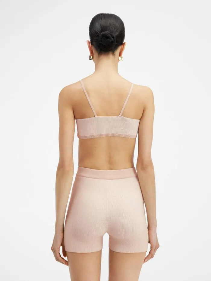 JACQUEMUS The Pral Shorts Beige Women Trousers and Shorts JACQUEMUS The Pral Shorts Beige Women Trousers and Shorts