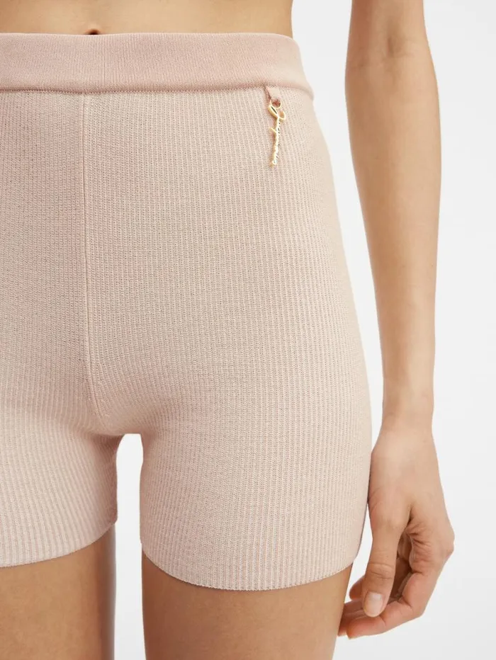 JACQUEMUS The Pral Shorts Beige Women Trousers and Shorts JACQUEMUS The Pral Shorts Beige Women Trousers and Shorts