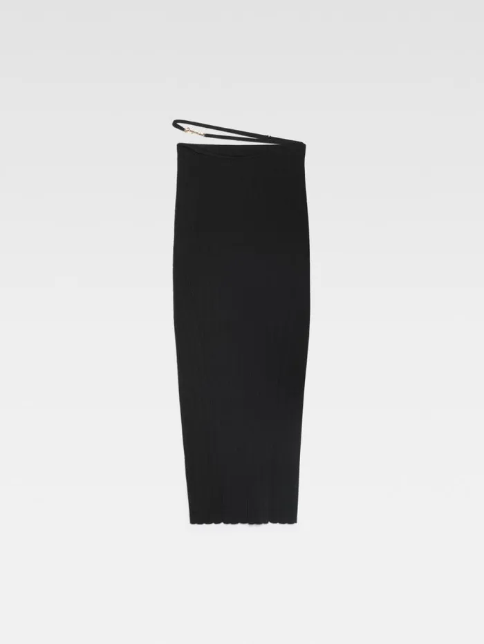 JACQUEMUS The Pral Skirt Black Women Dresses and Skirts JACQUEMUS The Pral Skirt Black Women Dresses and Skirts