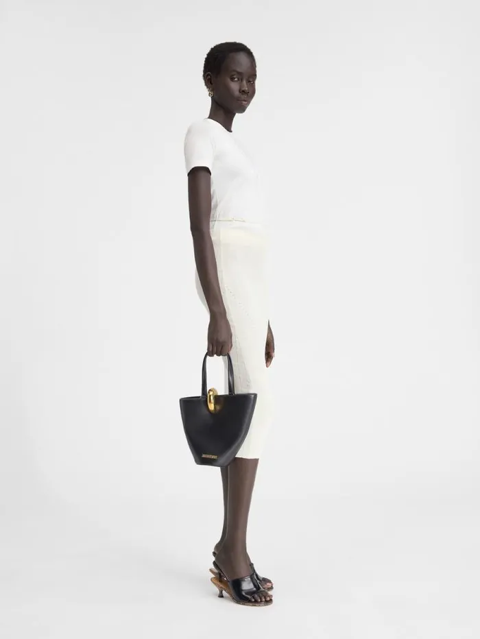 JACQUEMUS The Pral Skirt Offwhite Women Dresses and Skirts