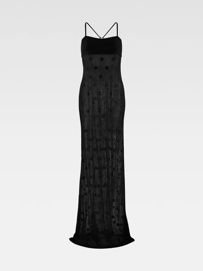 JACQUEMUS The Puntini Knit Dress Black Women Dresses and Skirts JACQUEMUS The Puntini Knit Dress Black Women Dresses and Skirts