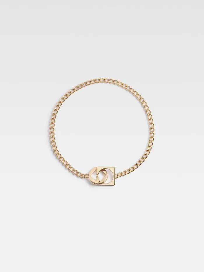 JACQUEMUS The Rond Carr Necklace Light Gold Women Jewellery
