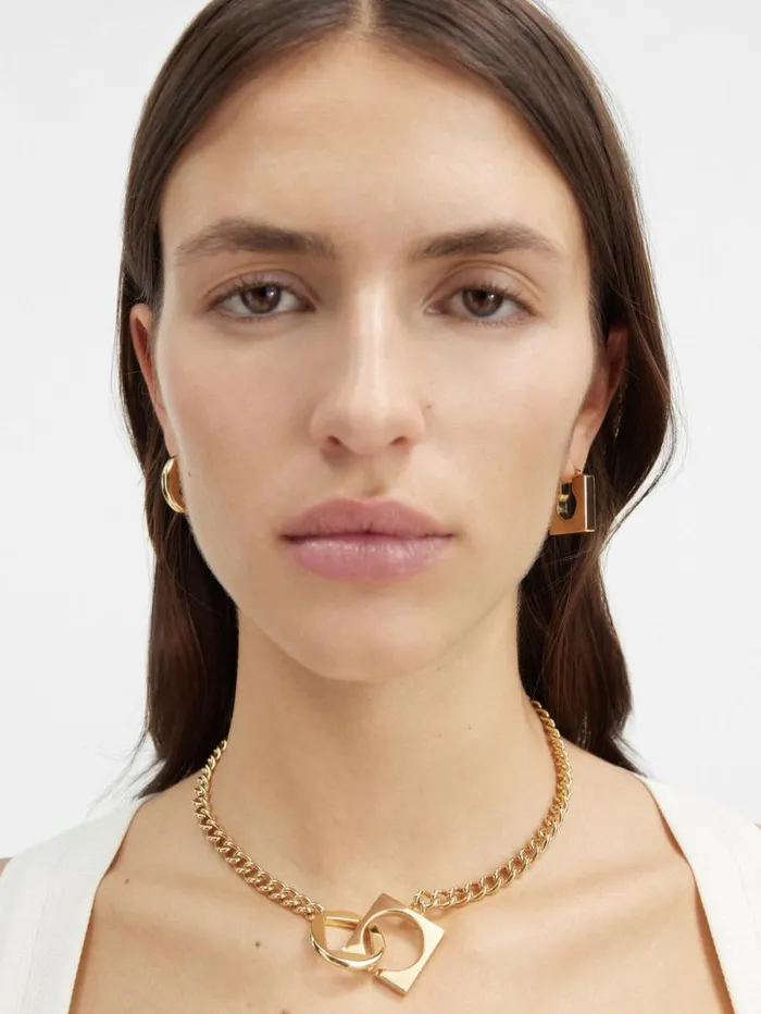JACQUEMUS The Rond Carr Necklace Light Gold Women Jewellery