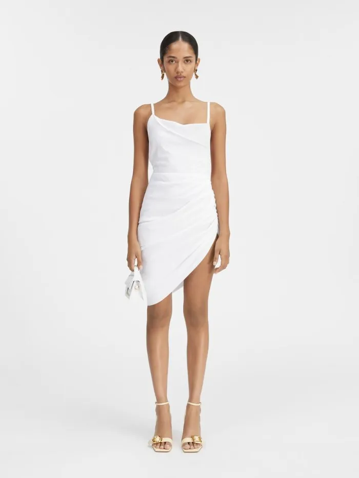 JACQUEMUS The Saudade Dress White Women Dresses and Skirts