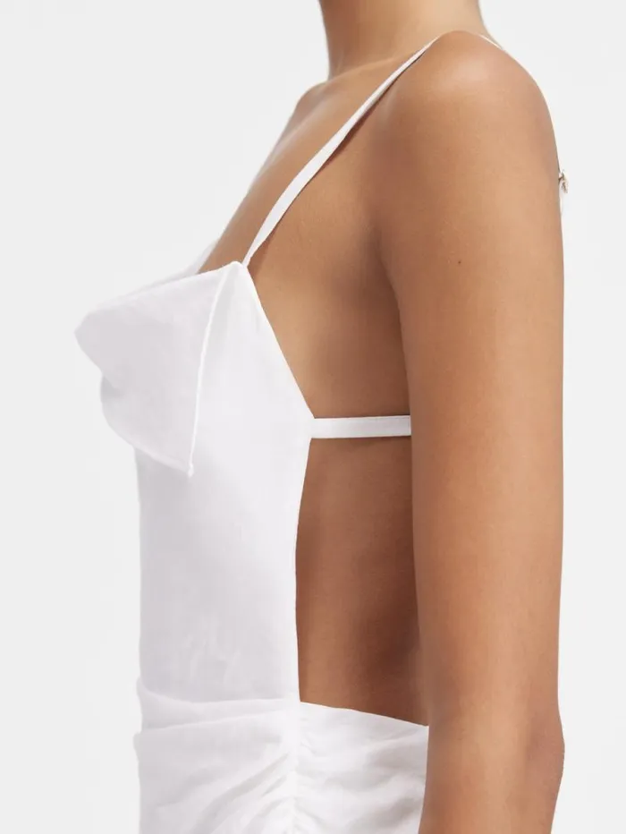 JACQUEMUS The Saudade Dress White Women Dresses and Skirts JACQUEMUS The Saudade Dress White Women Dresses and Skirts