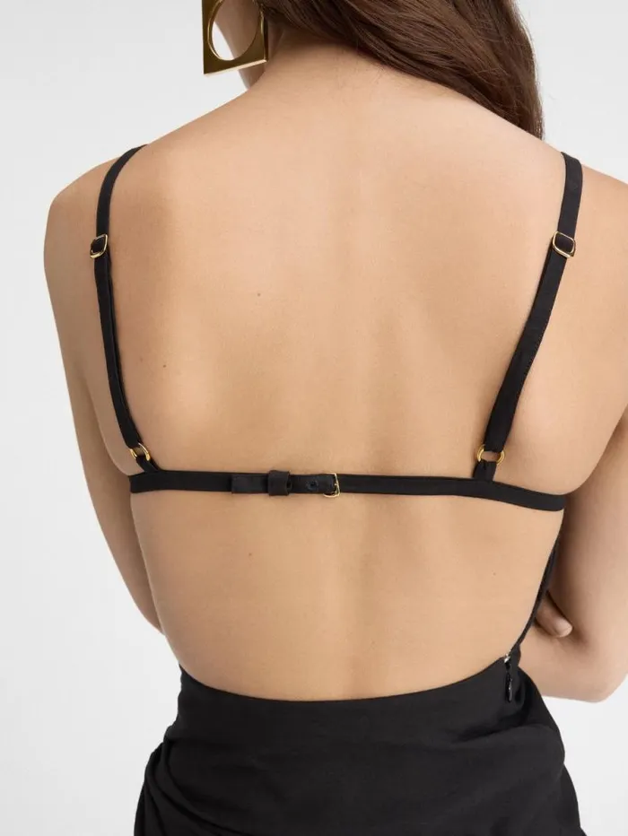 JACQUEMUS The Saudade Long Dress Black Women Dresses and Skirts JACQUEMUS The Saudade Long Dress Black Women Dresses and Skirts