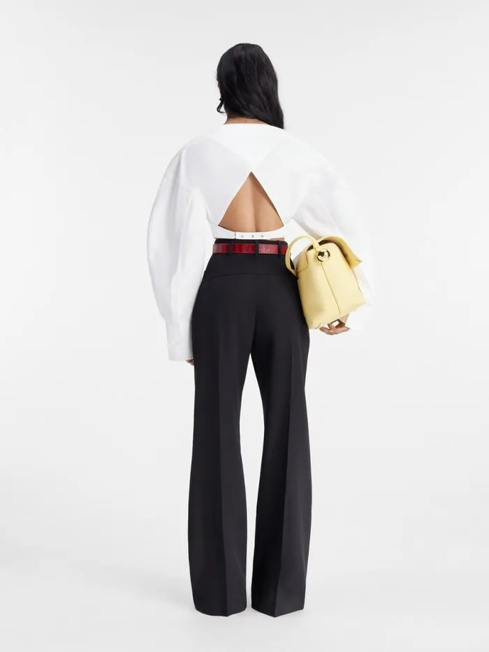 JACQUEMUS The Sauge Pants Black Women Suits JACQUEMUS The Sauge Pants Black Women Suits