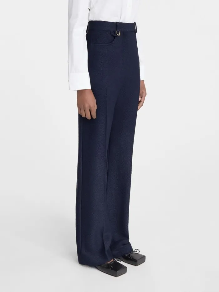 JACQUEMUS The Sauge Pants Dark Navy Women Suits JACQUEMUS The Sauge Pants Dark Navy Women Suits