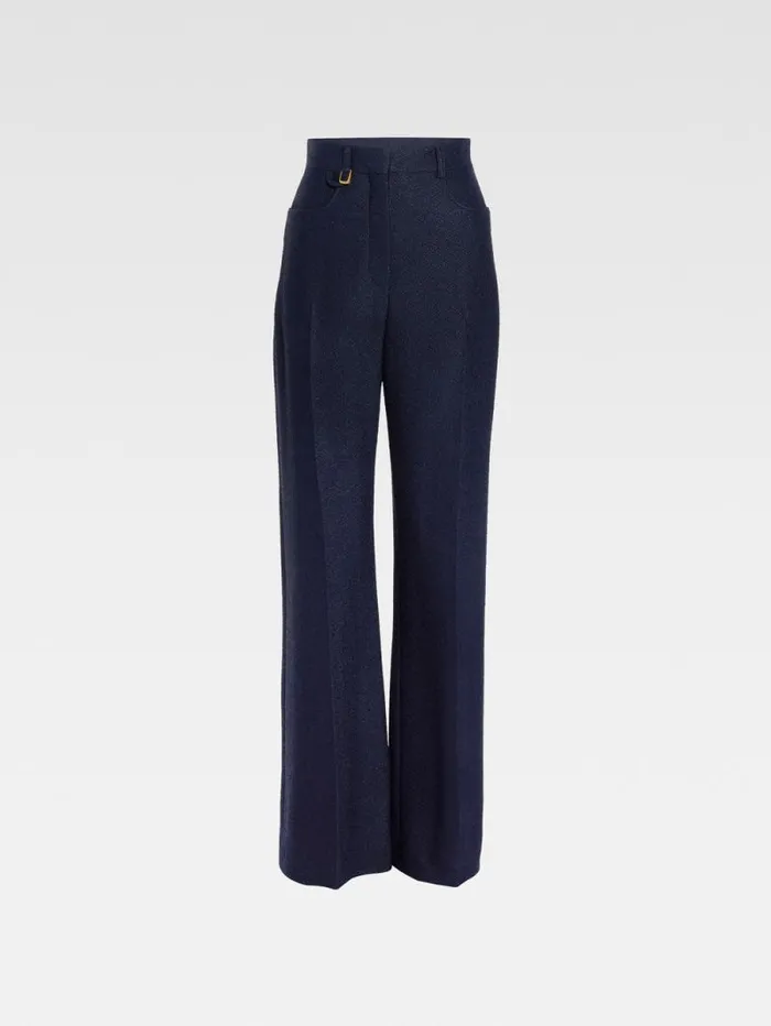 JACQUEMUS The Sauge Pants Dark Navy Women Suits JACQUEMUS The Sauge Pants Dark Navy Women Suits