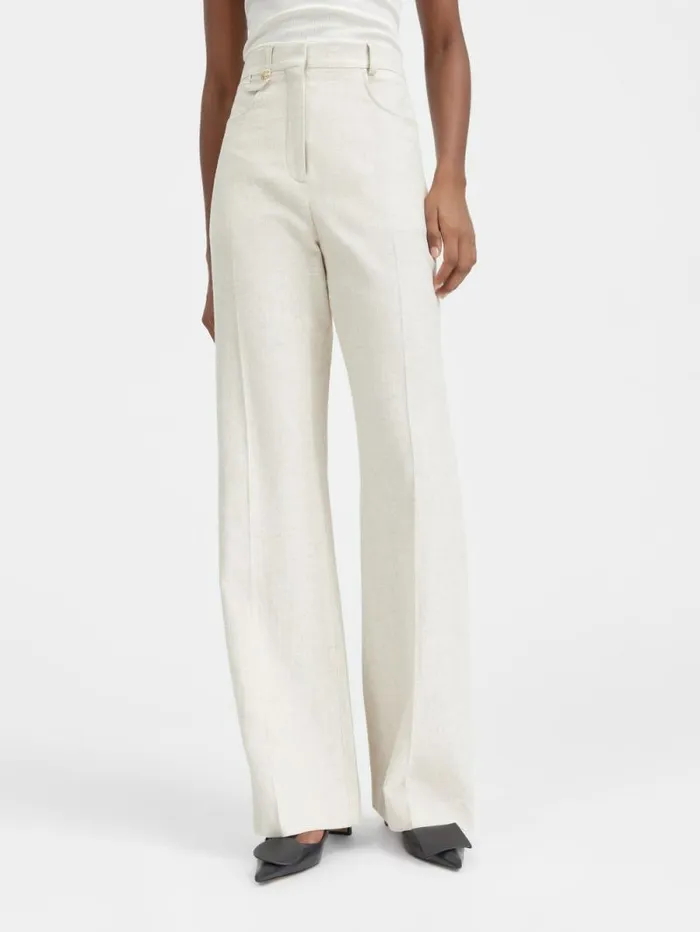 JACQUEMUS The Sauge Pants Light Beige Women Suits JACQUEMUS The Sauge Pants Light Beige Women Suits