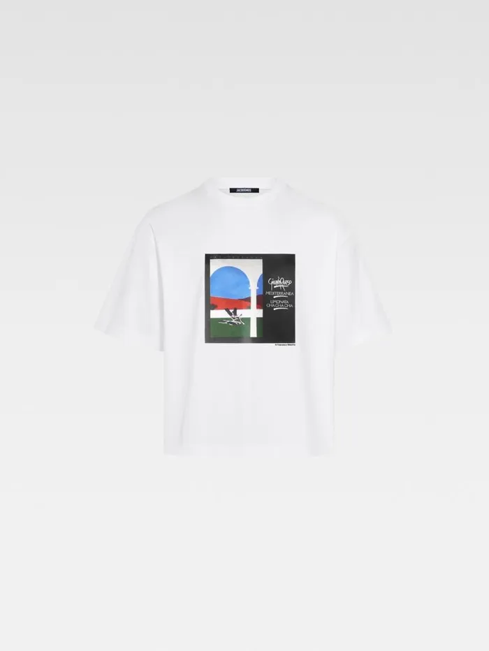 JACQUEMUS The Scesa Tshirt Mediterranea Print WomenMen Tshirts