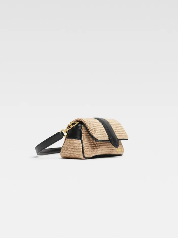JACQUEMUS The Small Bambimou Ivoryblack Women Crossbody and Handbags JACQUEMUS The Small Bambimou Ivoryblack Women Crossbody and Handbags