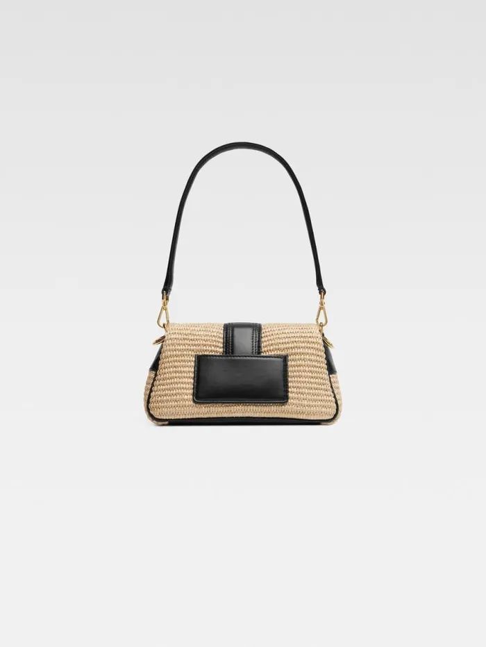 JACQUEMUS The Small Bambimou Ivoryblack Women Crossbody and Handbags JACQUEMUS The Small Bambimou Ivoryblack Women Crossbody and Handbags