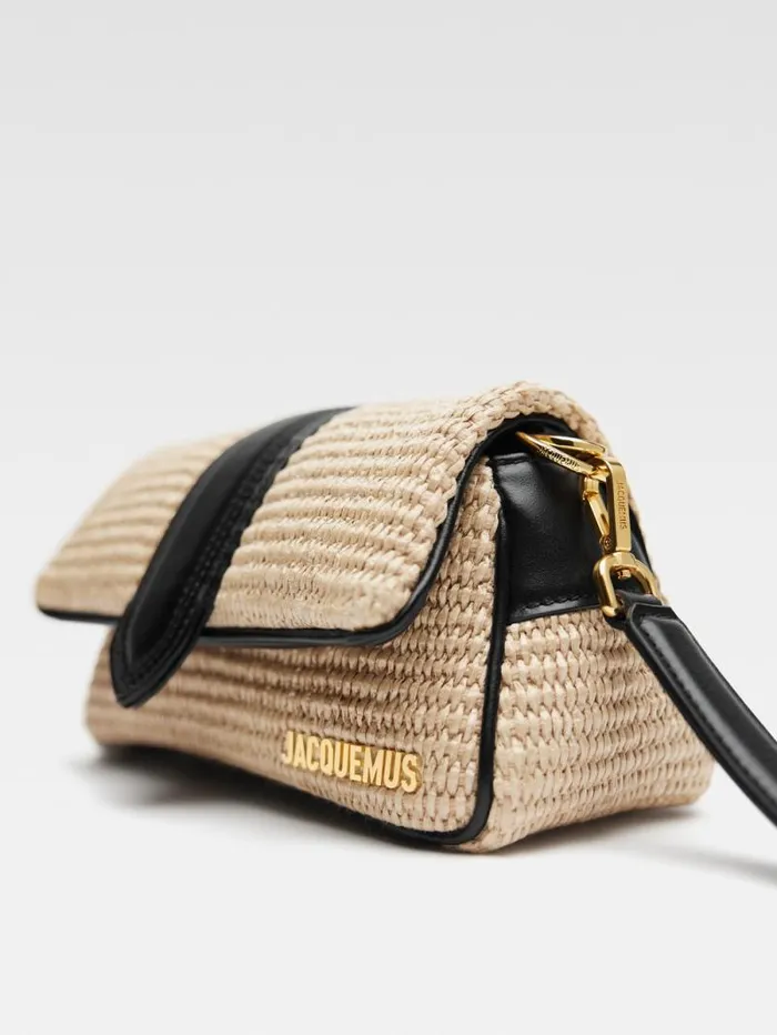 JACQUEMUS The Small Bambimou Ivoryblack Women Crossbody and Handbags JACQUEMUS The Small Bambimou Ivoryblack Women Crossbody and Handbags