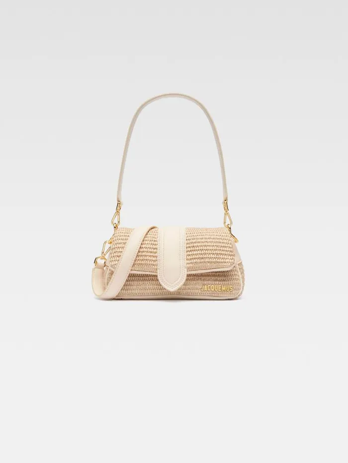 JACQUEMUS The Small Bambimou Natural Ivory Women Crossbody and Handbags