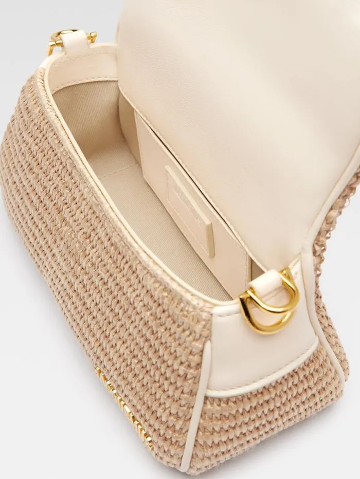 JACQUEMUS The Small Bambimou Natural Ivory Women Crossbody and Handbags JACQUEMUS The Small Bambimou Natural Ivory Women Crossbody and Handbags