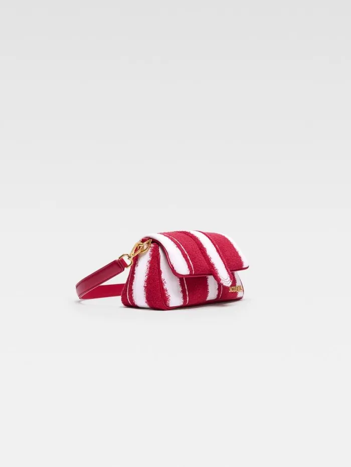 JACQUEMUS The Small Bambimou Print Red Women Crossbody and Handbags