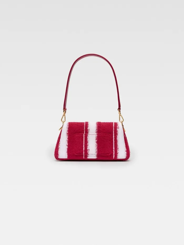 JACQUEMUS The Small Bambimou Print Red Women Crossbody and Handbags