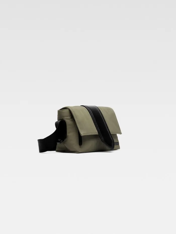 JACQUEMUS The Small Bambino Messenger Bag Khaki Men Bags JACQUEMUS The Small Bambino Messenger Bag Khaki Men Bags