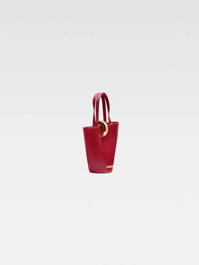 JACQUEMUS The Small Bambola Dark Red Women Crossbody and Handbags JACQUEMUS The Small Bambola Dark Red Women Crossbody and Handbags