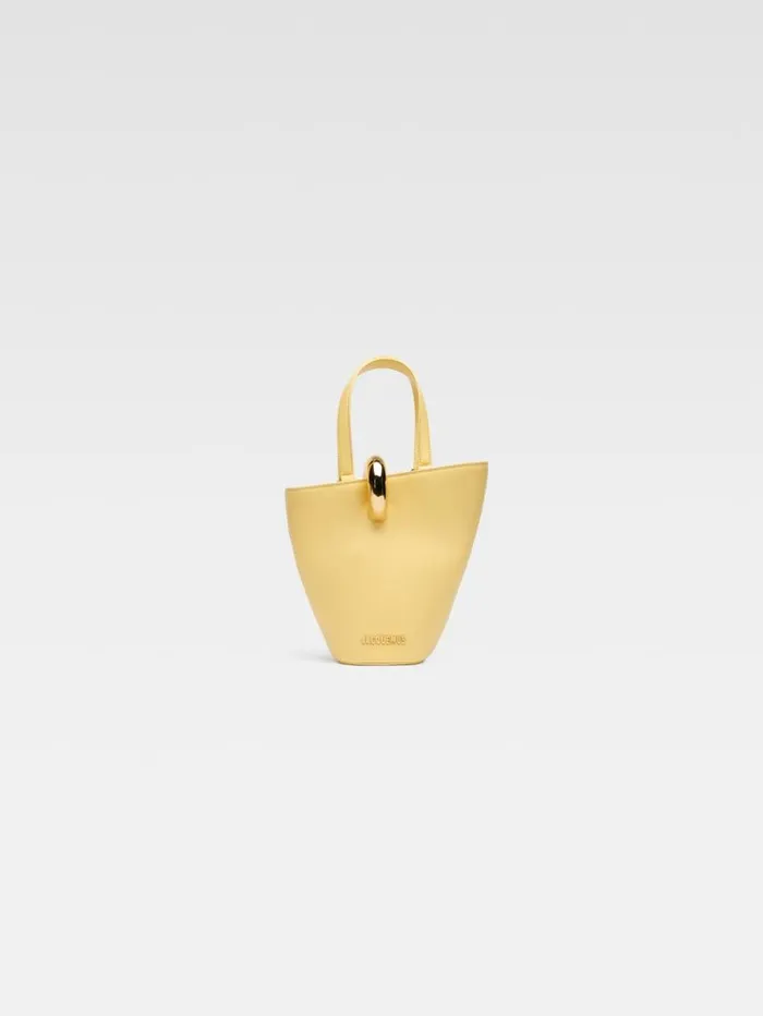 JACQUEMUS The Small Bambola Light Yellow Women Crossbody and Handbags