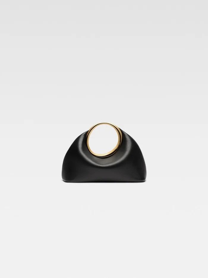 JACQUEMUS The Small Calino Black Women Crossbody and Handbags