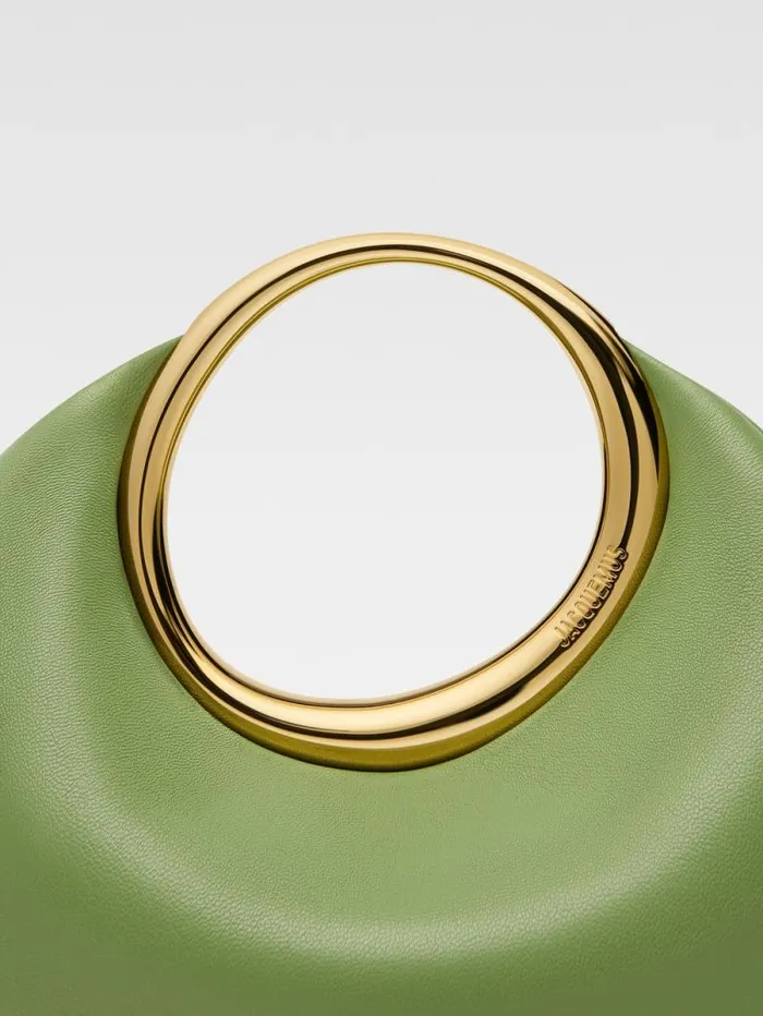 JACQUEMUS The Small Calino Green Women Crossbody and Handbags JACQUEMUS The Small Calino Green Women Crossbody and Handbags