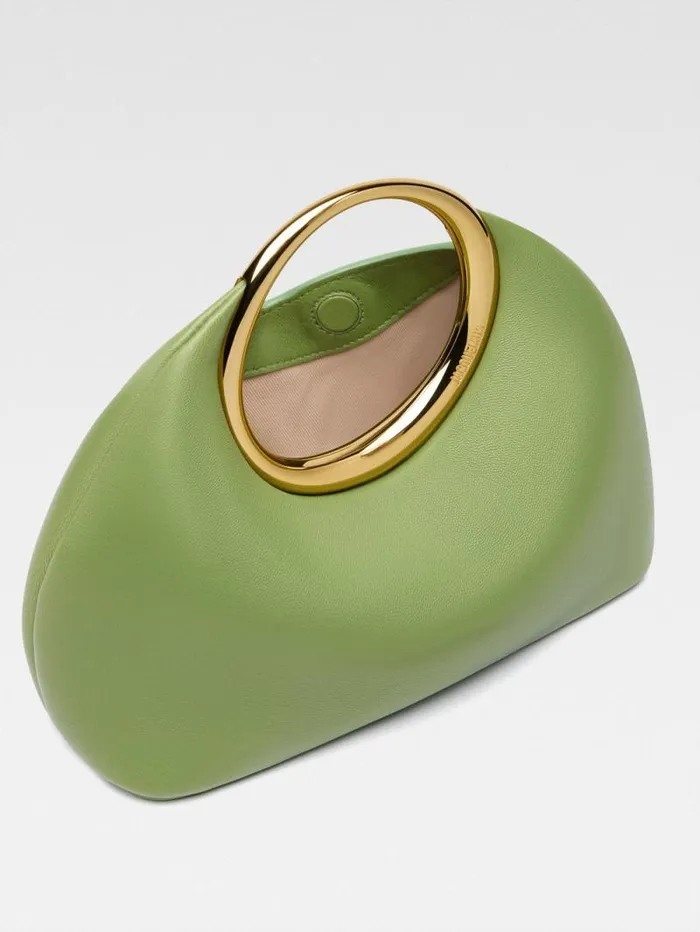 JACQUEMUS The Small Calino Green Women Crossbody and Handbags JACQUEMUS The Small Calino Green Women Crossbody and Handbags