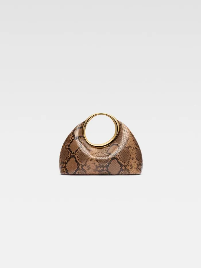 JACQUEMUS The Small Calino Light Brown Women Crossbody and Handbags