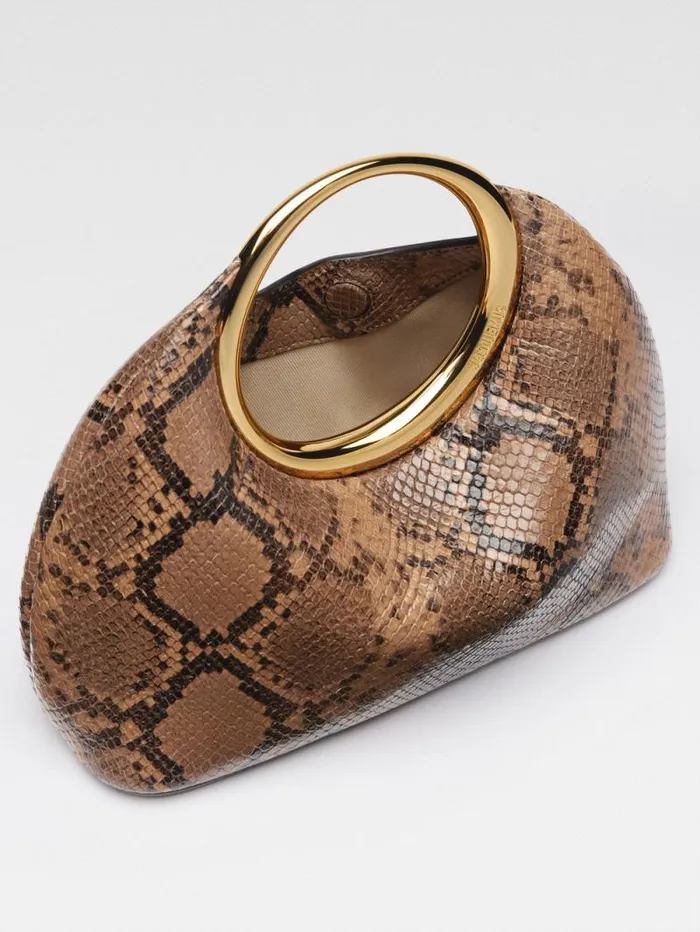 JACQUEMUS The Small Calino Light Brown Women Crossbody and Handbags JACQUEMUS The Small Calino Light Brown Women Crossbody and Handbags