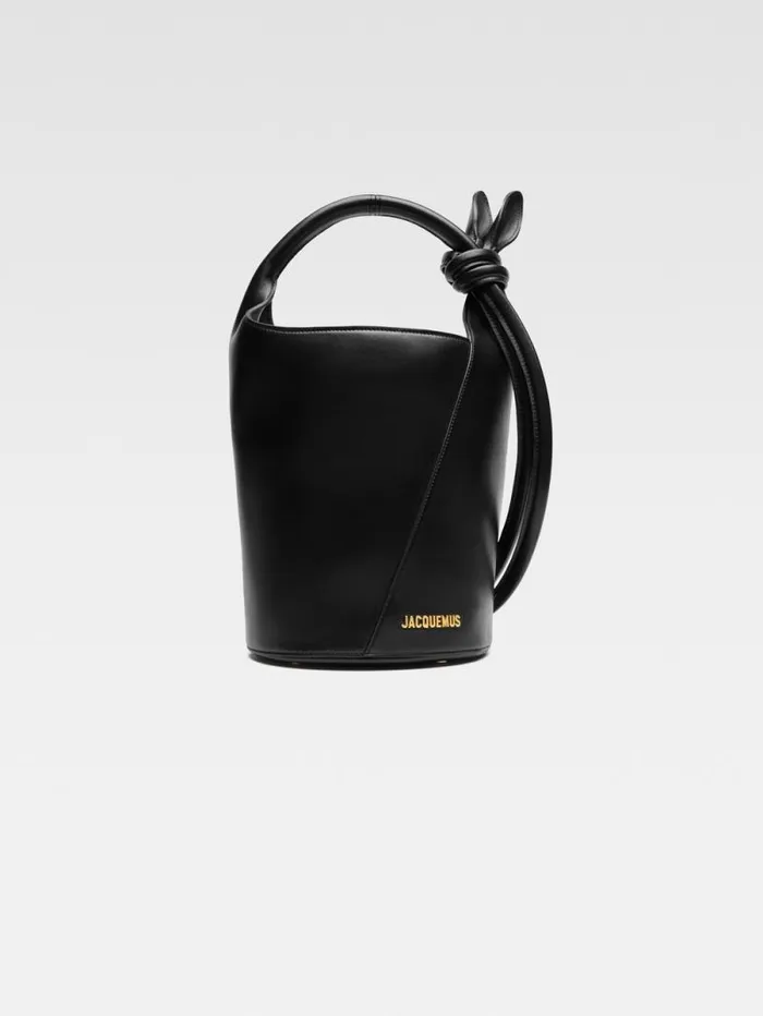 JACQUEMUS The Small Tourni Black Women Crossbody and Handbags