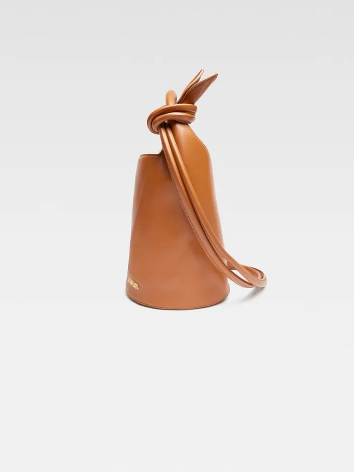 JACQUEMUS The Small Tourni Light Brown Women Crossbody and Handbags JACQUEMUS The Small Tourni Light Brown Women Crossbody and Handbags