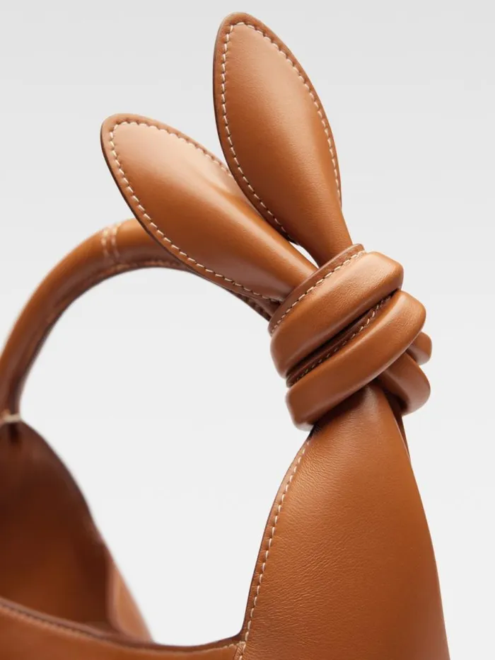 JACQUEMUS The Small Tourni Light Brown Women Crossbody and Handbags JACQUEMUS The Small Tourni Light Brown Women Crossbody and Handbags
