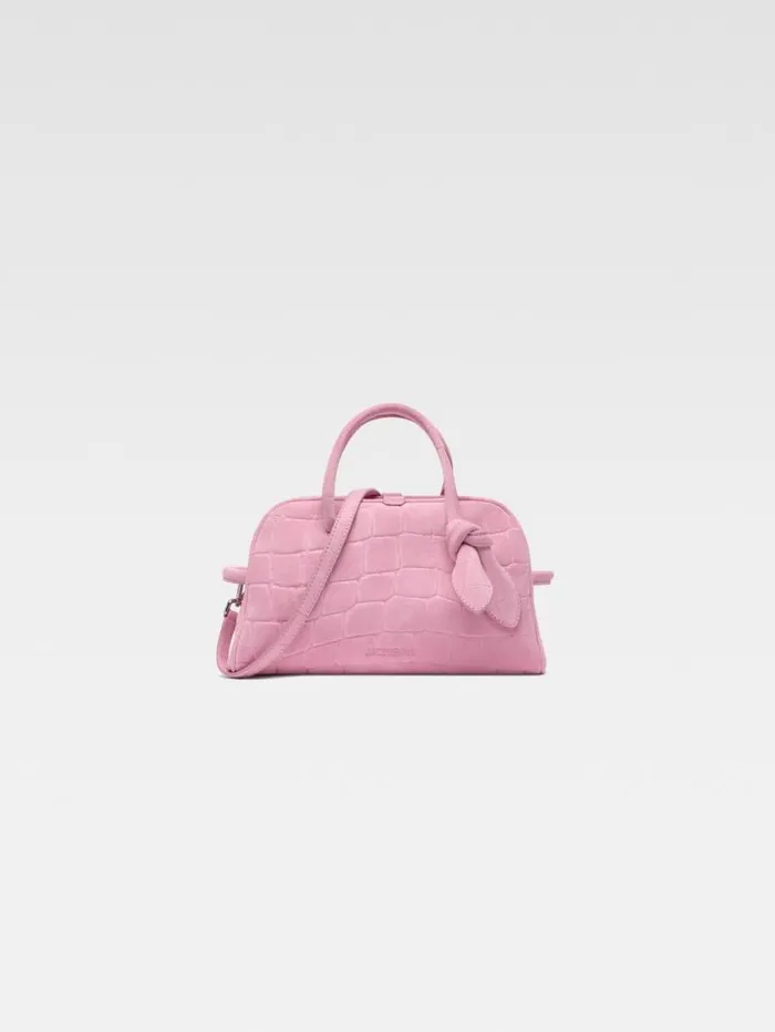 JACQUEMUS The Small Turismo Light Pink WomenMen Crossbody and Handbags