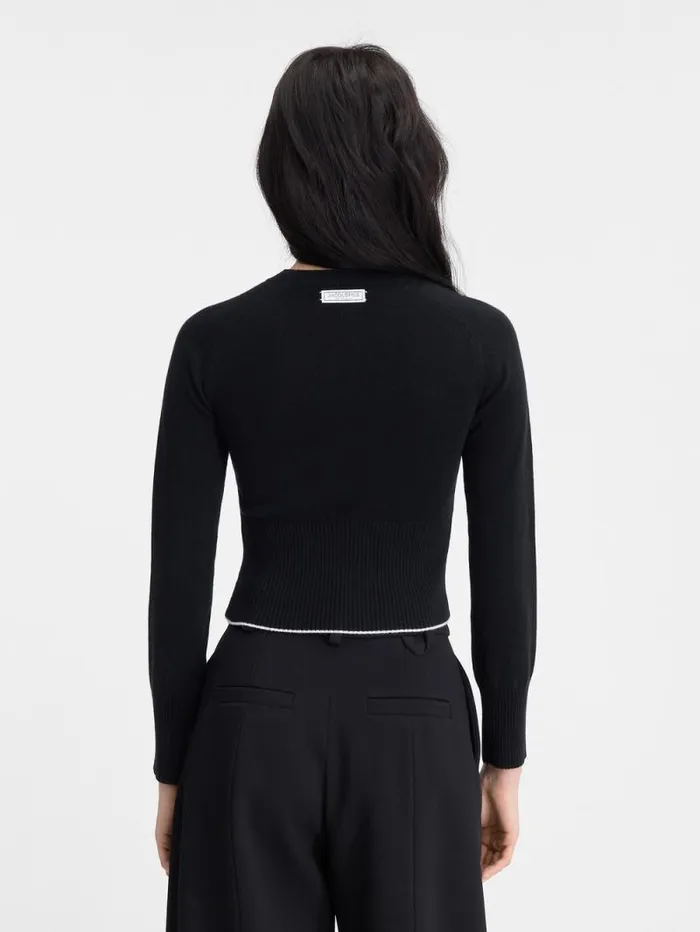JACQUEMUS The Soglia Knit Black Women Knits JACQUEMUS The Soglia Knit Black Women Knits
