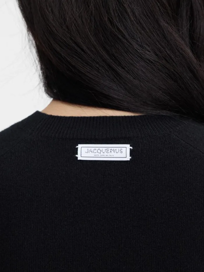 JACQUEMUS The Soglia Knit Black Women Knits JACQUEMUS The Soglia Knit Black Women Knits