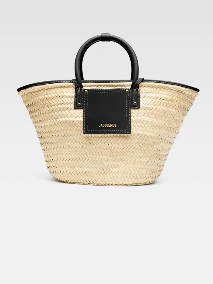 JACQUEMUS The Soli Basket Black Women Crossbody and Handbags