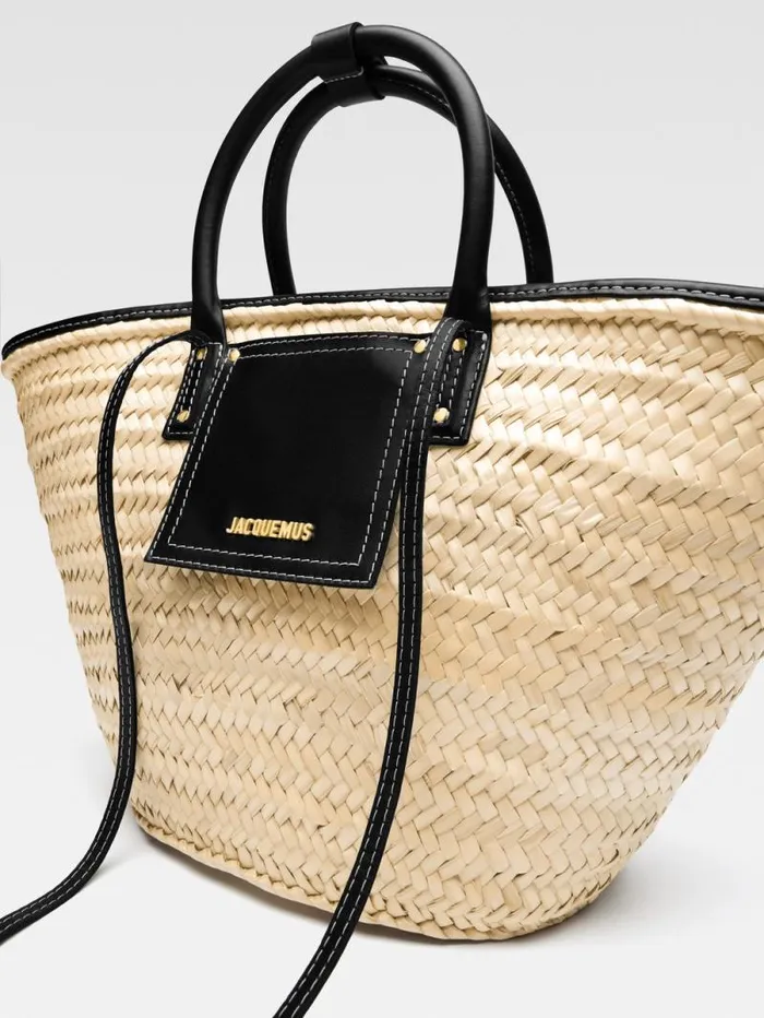 JACQUEMUS The Soli Basket Black Women Crossbody and Handbags JACQUEMUS The Soli Basket Black Women Crossbody and Handbags