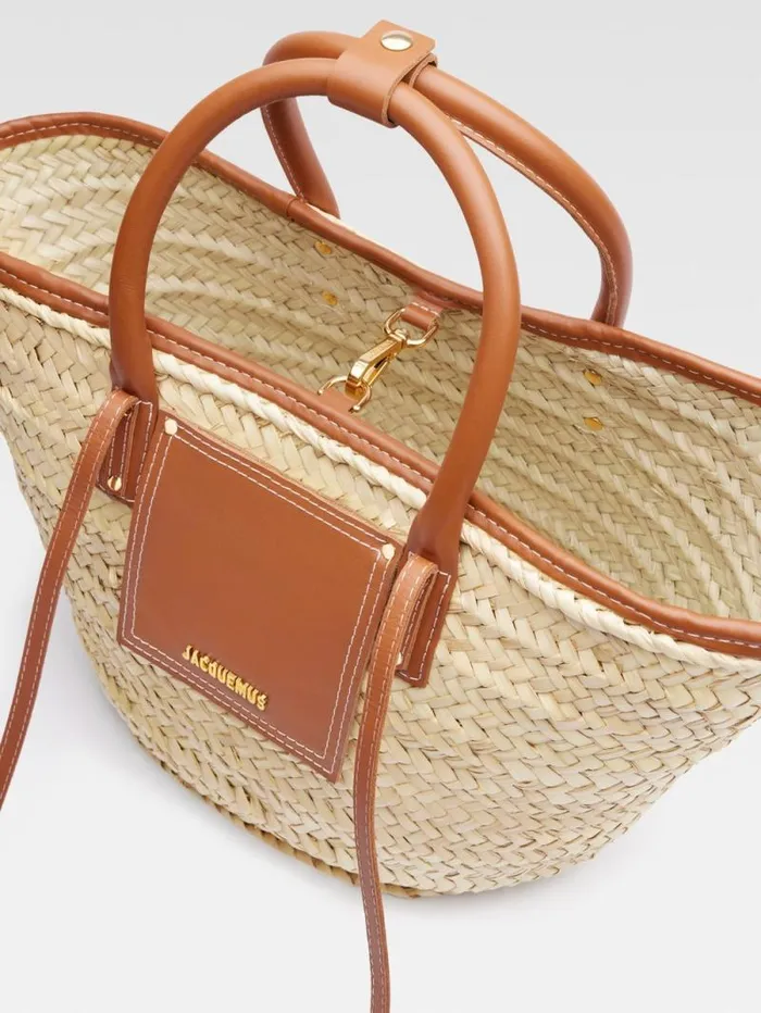 JACQUEMUS The Soli Basket Light Brown Women Crossbody and Handbags JACQUEMUS The Soli Basket Light Brown Women Crossbody and Handbags