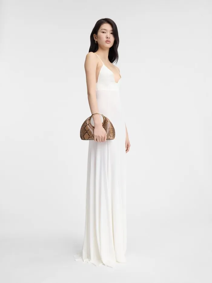 JACQUEMUS The Spallina Dress White Women Dresses and Skirts JACQUEMUS The Spallina Dress White Women Dresses and Skirts