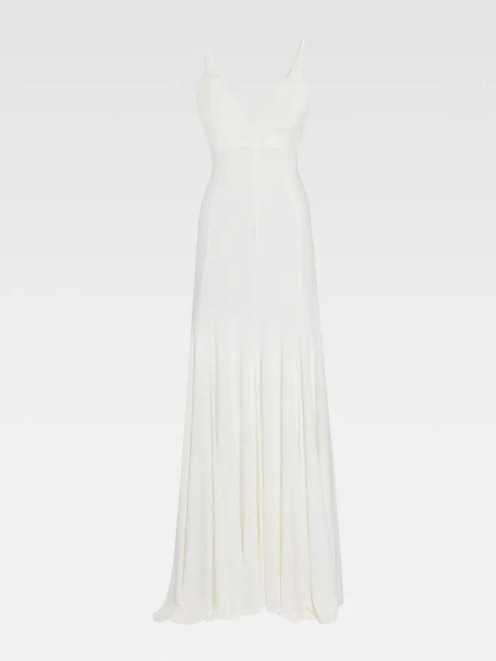 JACQUEMUS The Spallina Dress White Women Dresses and Skirts JACQUEMUS The Spallina Dress White Women Dresses and Skirts