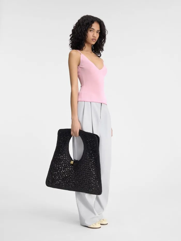 JACQUEMUS The Spallina Knit Pink Women Tops and Shirts JACQUEMUS The Spallina Knit Pink Women Tops and Shirts