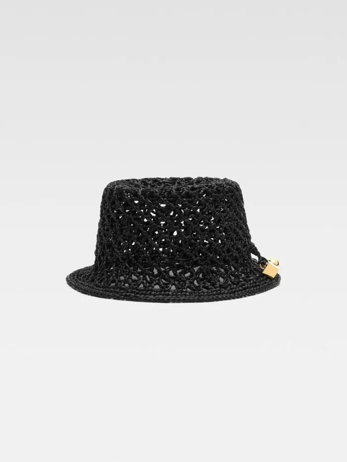 JACQUEMUS The Spiaggia Bucket Hat Black WomenMen Hats