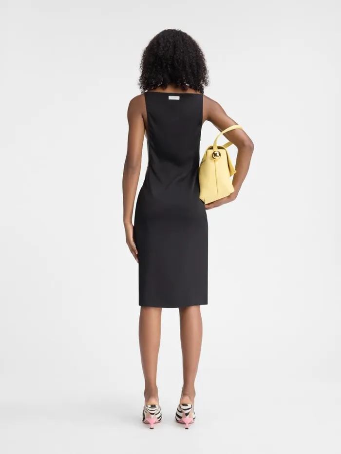 JACQUEMUS The Spoglio Dress Black Women Dresses and Skirts JACQUEMUS The Spoglio Dress Black Women Dresses and Skirts