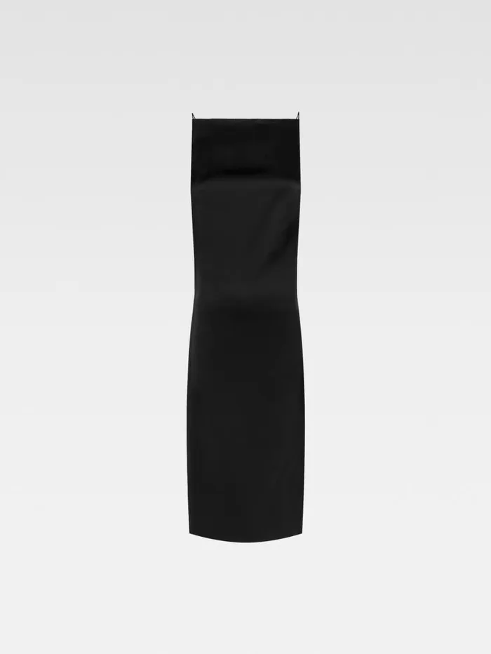 JACQUEMUS The Spoglio Dress Black Women Dresses and Skirts JACQUEMUS The Spoglio Dress Black Women Dresses and Skirts